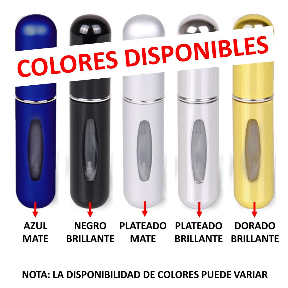 MIni Perfumero Portátil Recargable 3x1