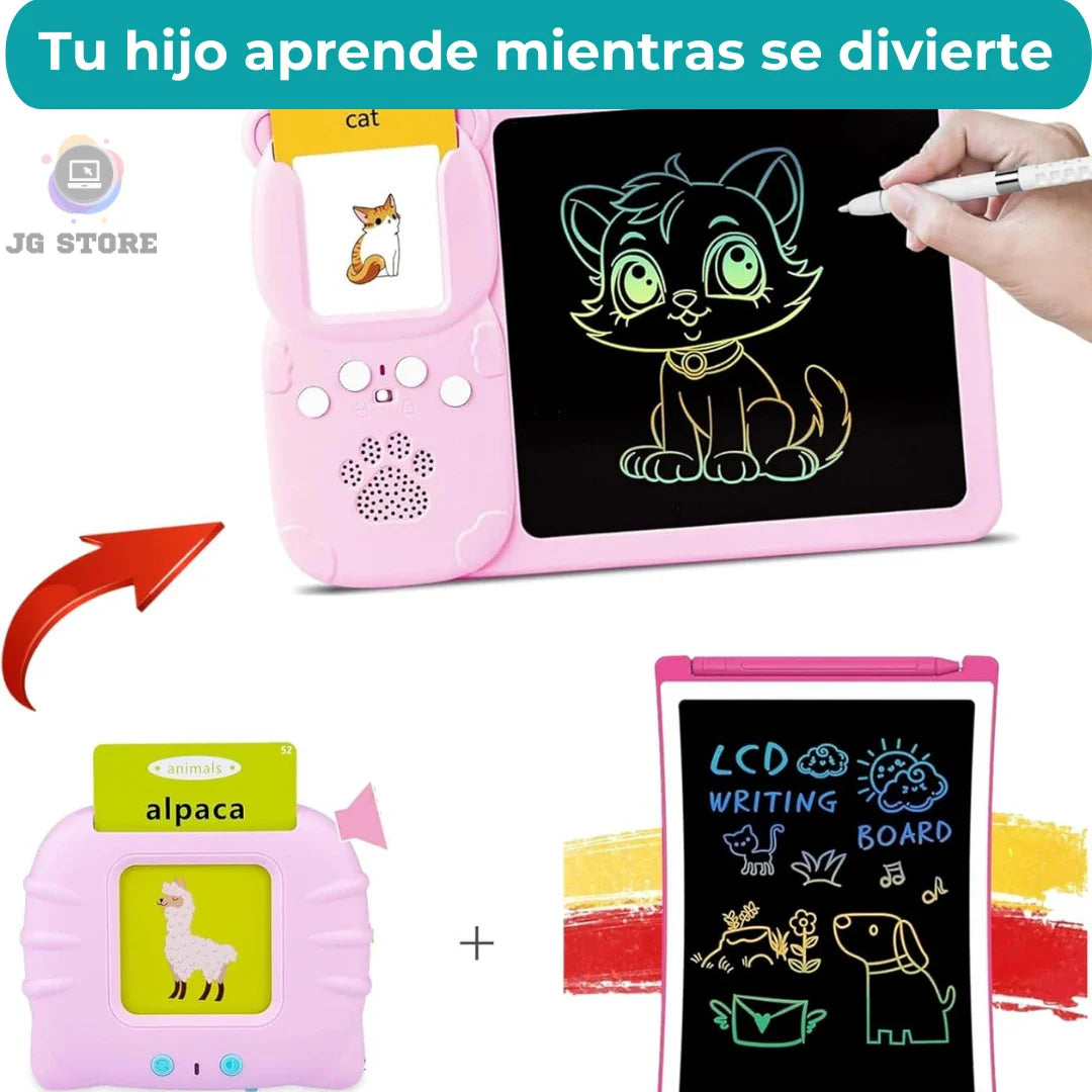 PequeBilingüe™ Tablet Montessori 2 en 1 + Regalo Especial