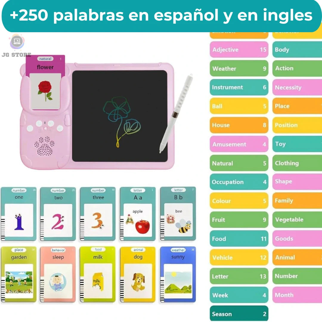 PequeBilingüe™ Tablet Montessori 2 en 1 + Regalo Especial