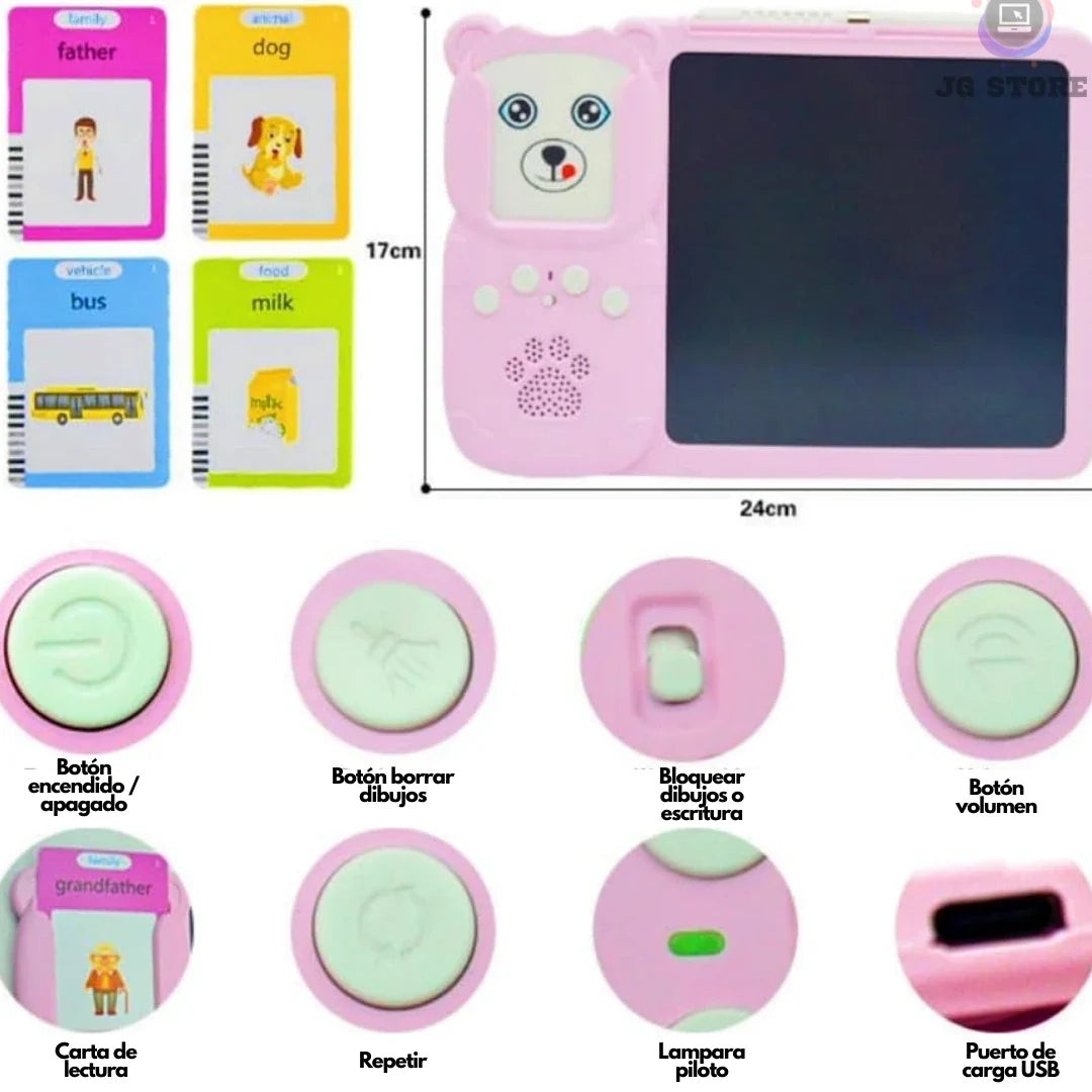 PequeBilingüe™ Tablet Montessori 2 en 1 + Regalo Especial