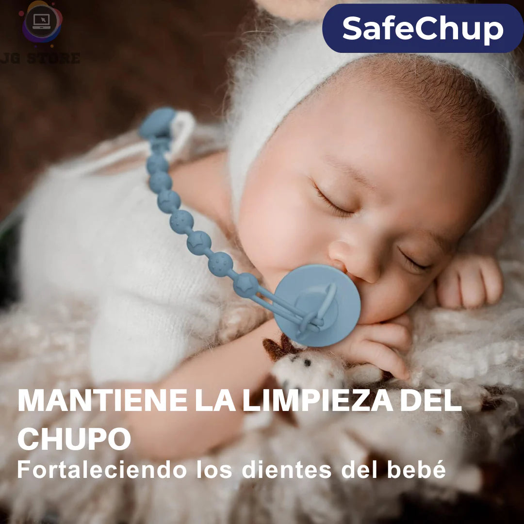 SafeChup™ Kit x4 Clips Para Chupo de Bebé