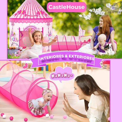 CastleHouse™ Carpa Tunel 3 en 1 + Regalo Especial