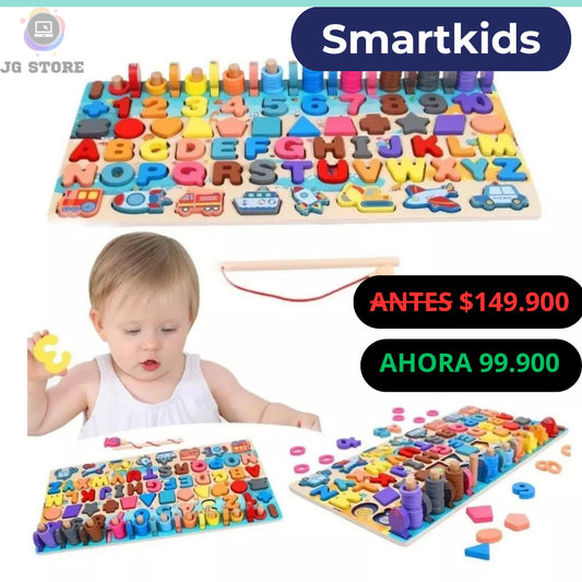 Smartkids™ Tablero Didáctico 6 en 1 + Regalo Especial